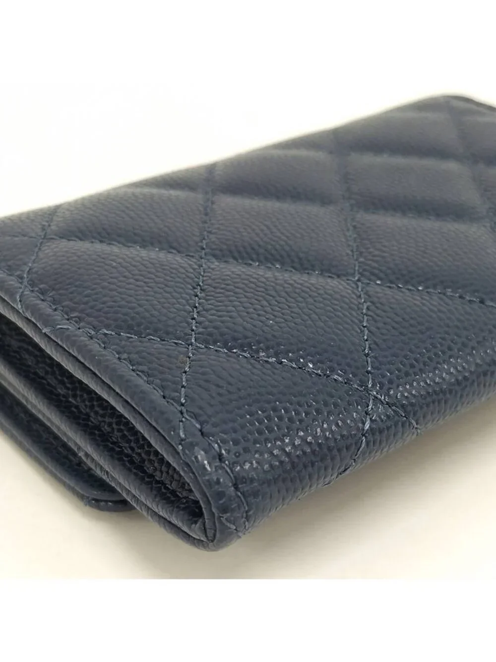 Chanel Coin Case Card Navy